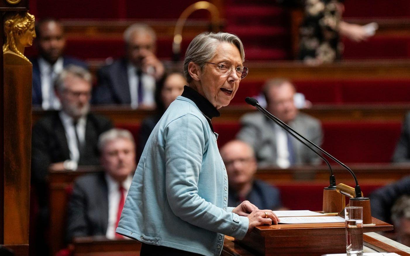 Frankrikes premiärminister Élisabeth Borne.