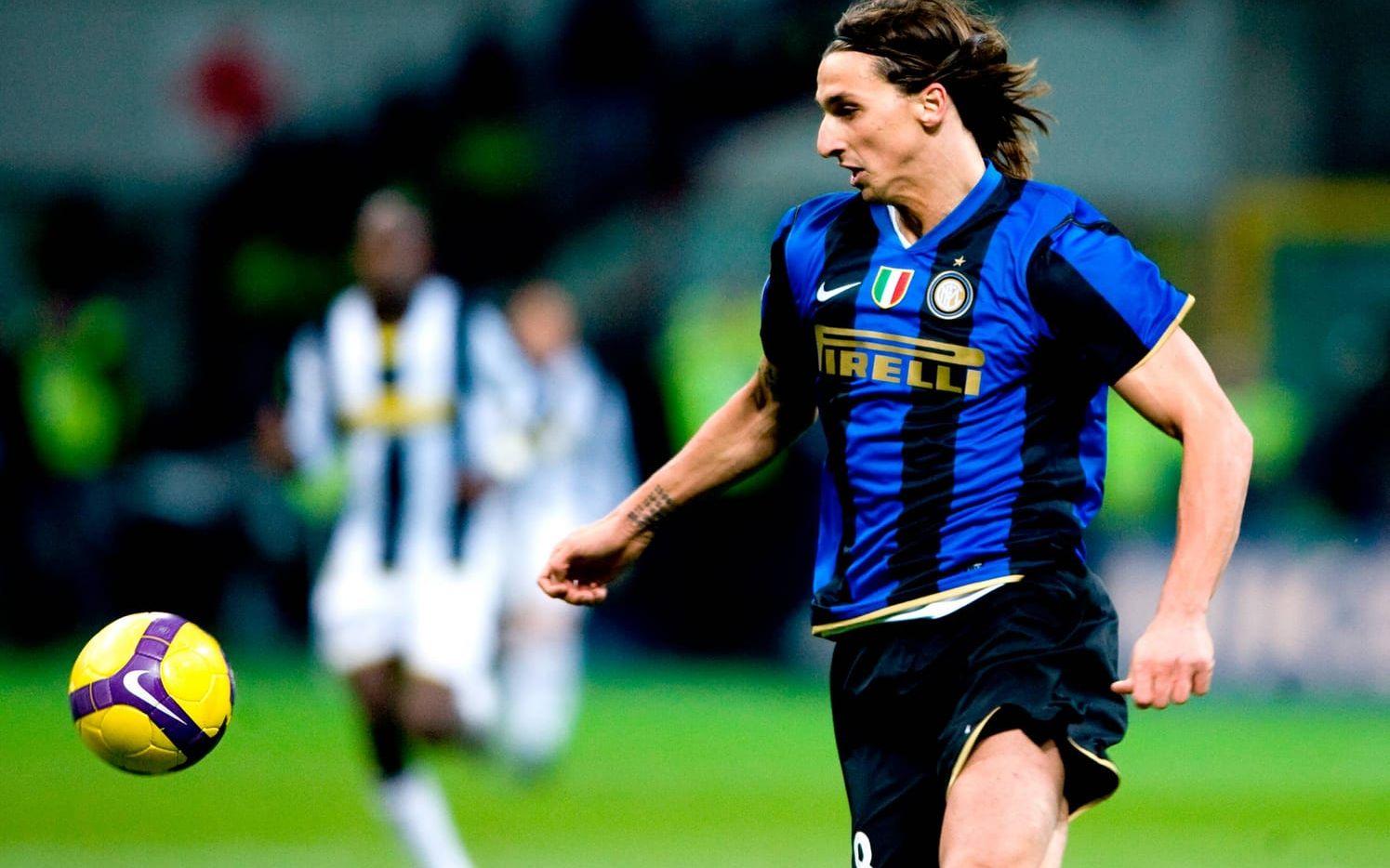 Då spelade Zlatan i italienska Inter, och Jan Helin åkte till Milano två gånger för att träffa honom. Foto: Bildbyrån