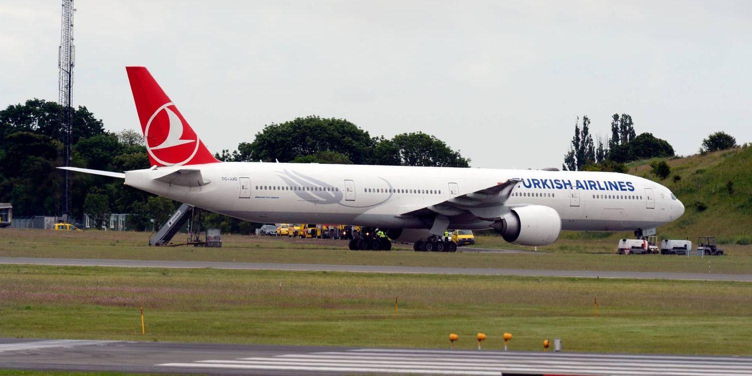 Ett Turkish Airlines-plan. Arkivbild.
