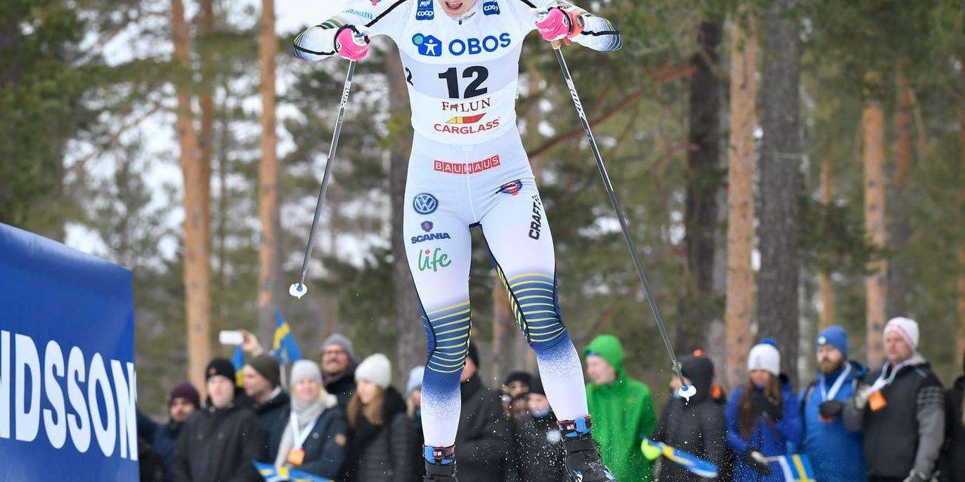 Maja Dahlqvist var en av åkarna som var kritisk till underlaget i Falun.