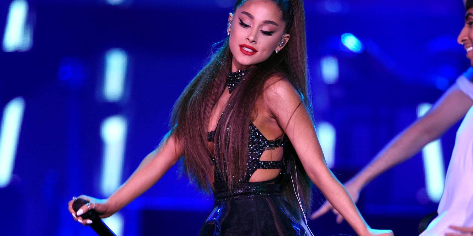 Ariana Grande går in som ny etta på den svenska albumlistan med "Thank u, next". Arkivbild.