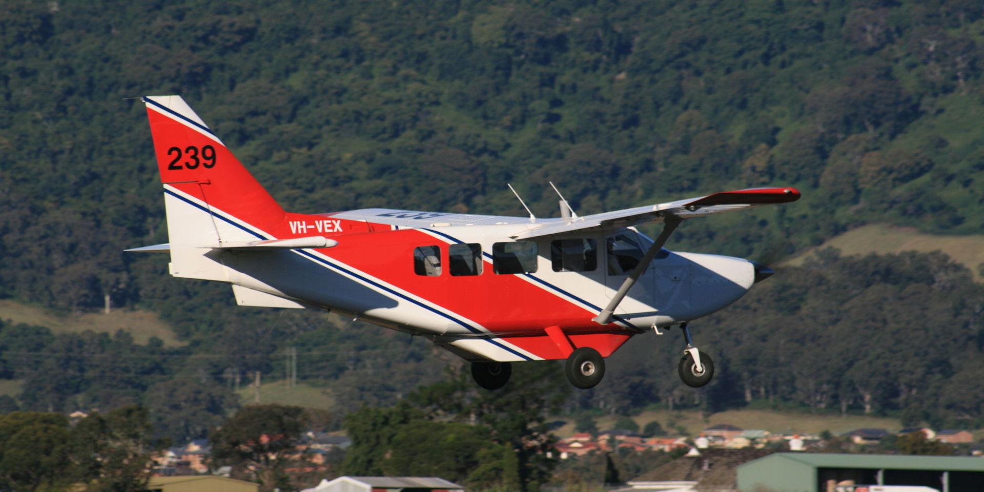 Arkivbild på flygplansmodellen GippsAero GA8 Airvan