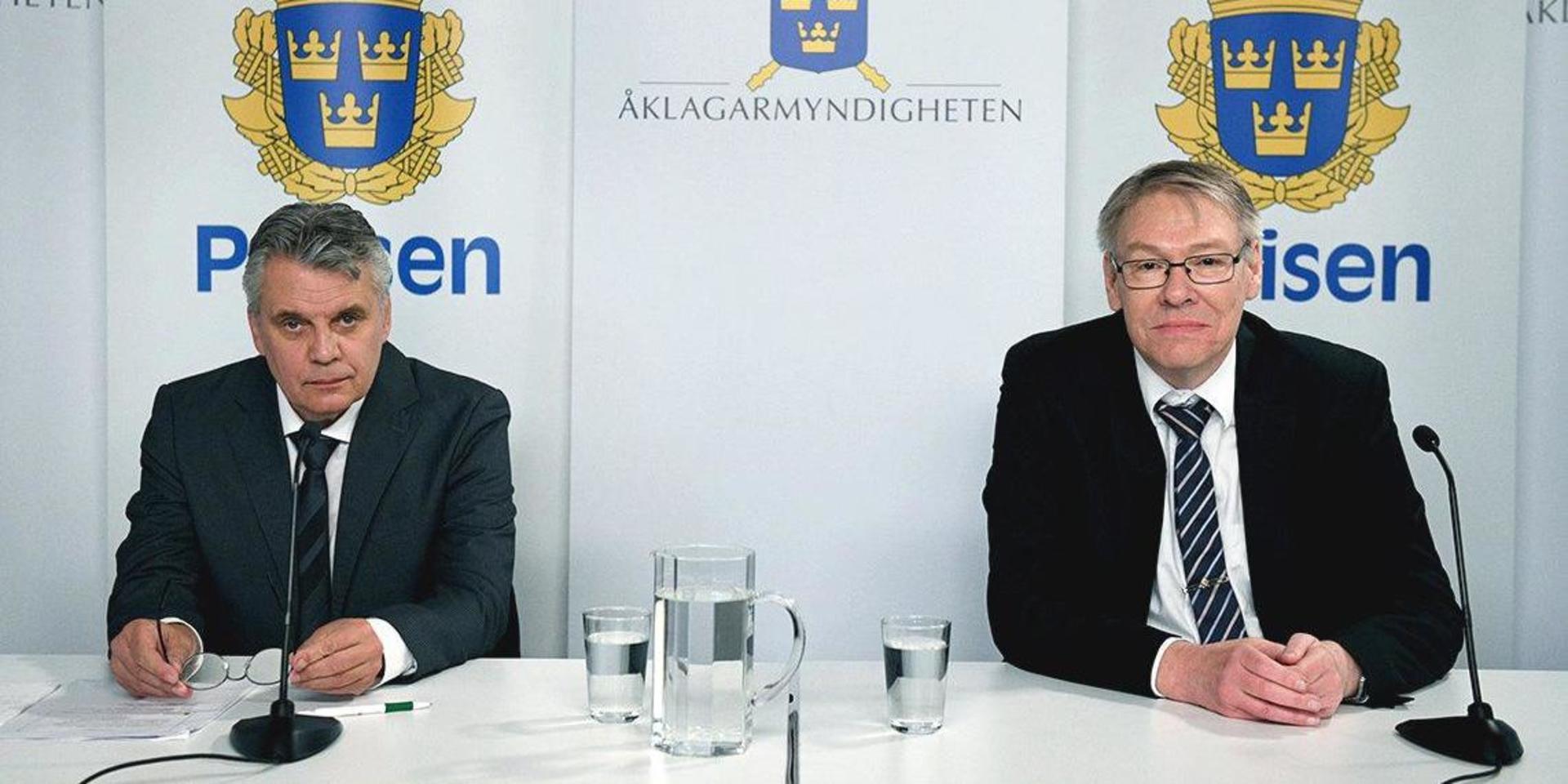 Spaningsledare Hans Melander och chefsåklagare Krister Petersson höll digital pressträff om Palmeutredningen, där de pekade ut Stig Engström, Skandiamannen, som Olof Palmes mördare.