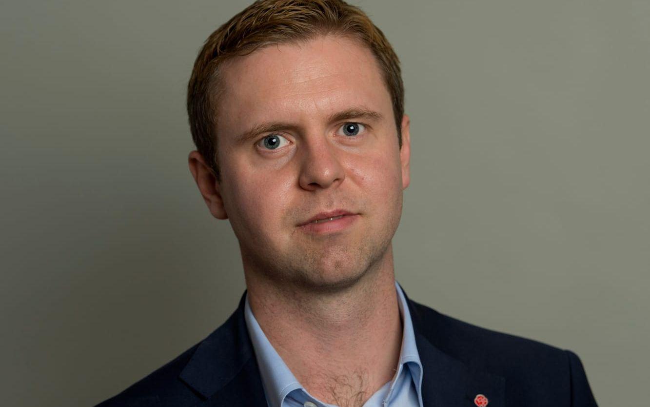 Johan Büser, riksdagsledamot för Socialdemokraterna.