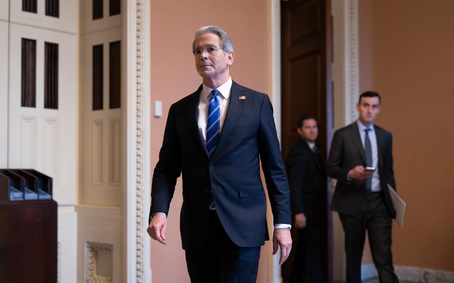 USA:s finansminister Scott Bessent säger att tullsatserna kan höjas kraftigt för de länder som inte har något handelsavtal med USA. Arkivbild.