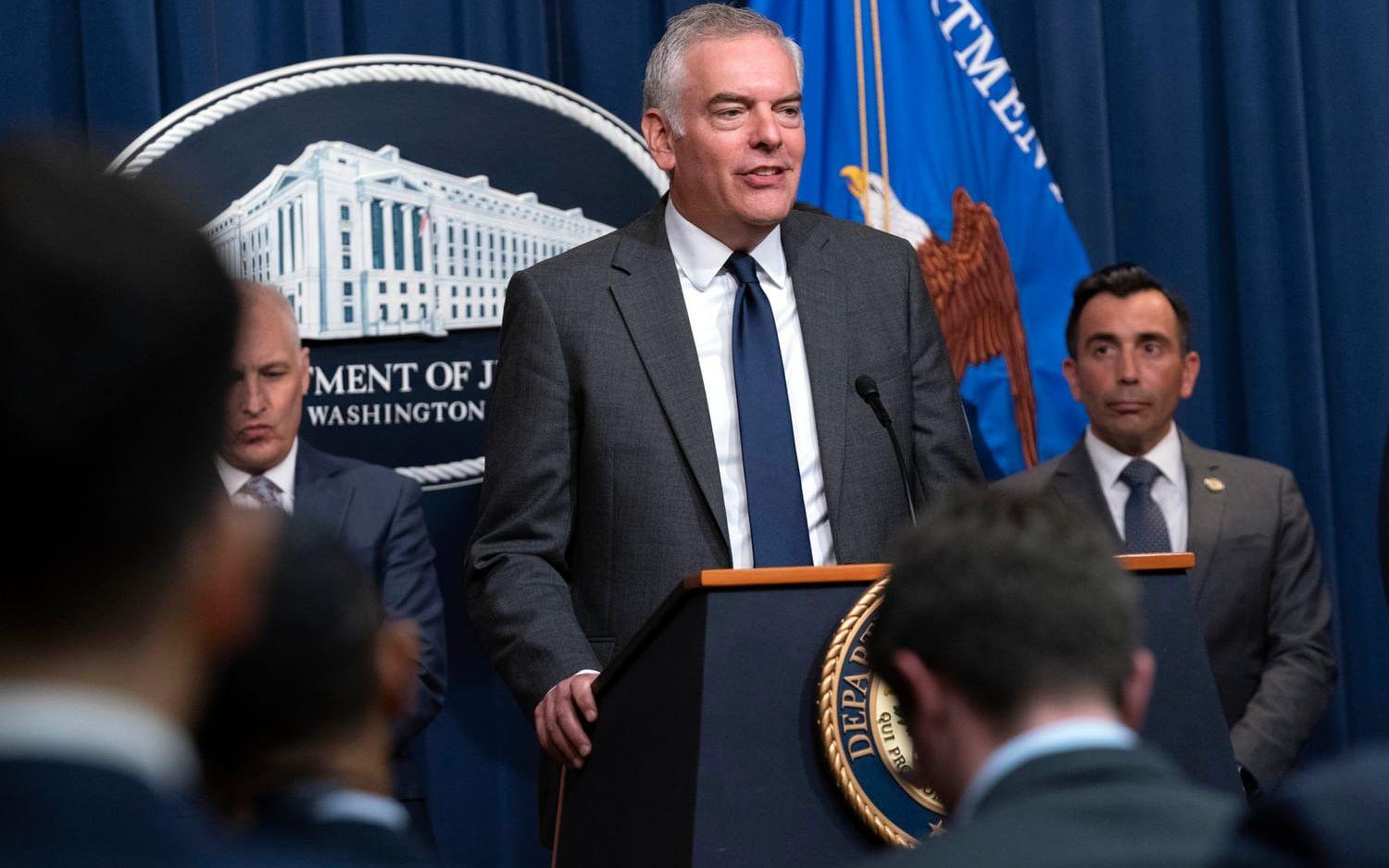 USA:s handelsminister Matthew Axelrod. Arkivbild.