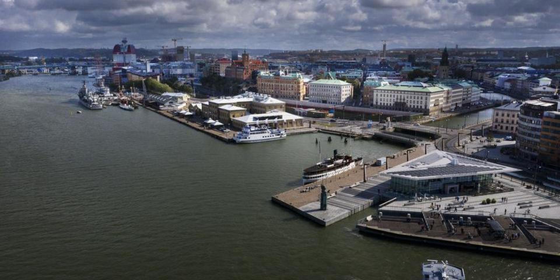 Placeringen som valts ut är mellan Casino Cosmopol på fastlandssidan och Lindholmen på Hisingen.