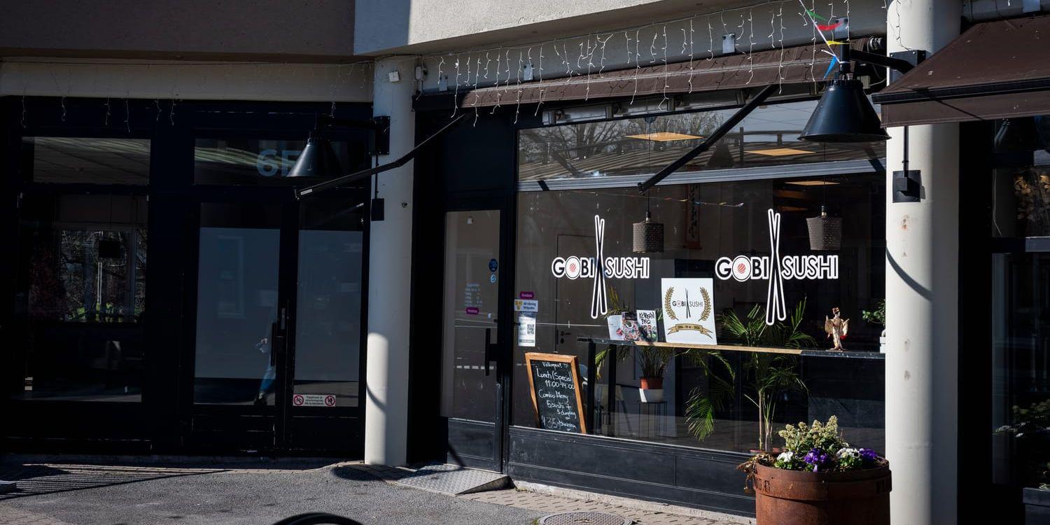 Fasaden till restaurangen Gobi Sushi.