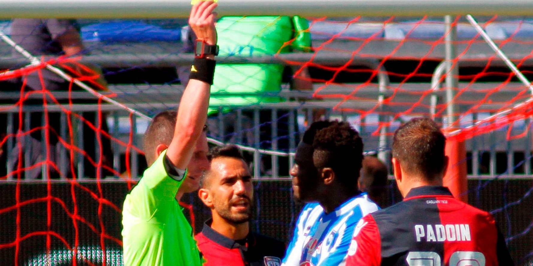 I en match mot Cagliari den 30 april uppmärksammade Pescaras Sulley Muntari domaren på att publiken utsatte honom för rasistiska glåpord. Då blev Muntari varnad.