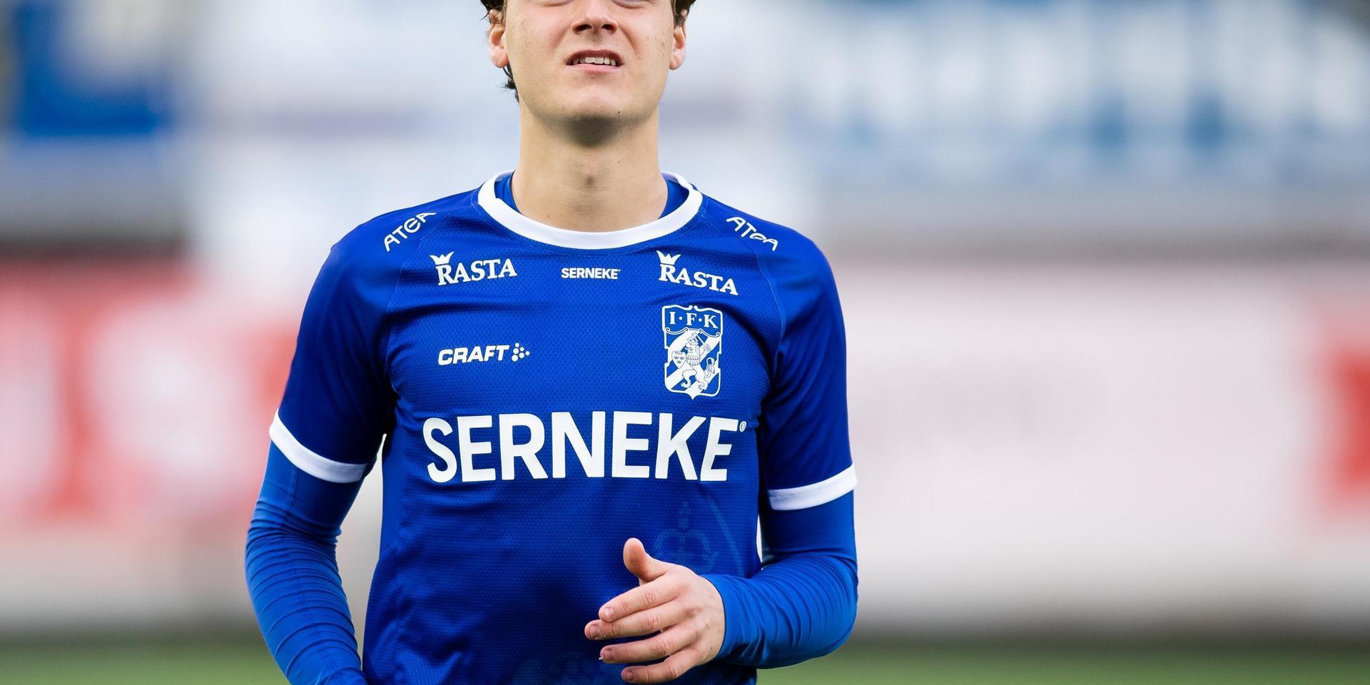 August Erlingmark innan matchen i Svenska Cupen mellan IFK Göteborg och Västerås den 22 februari 2020 i Göteborg.