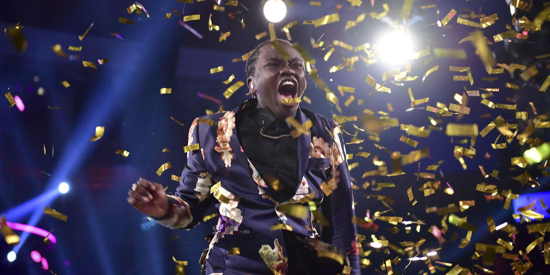 Arkivbild. Tusse Chiza finalen i TV4:s program Idol 2019 i Globen.