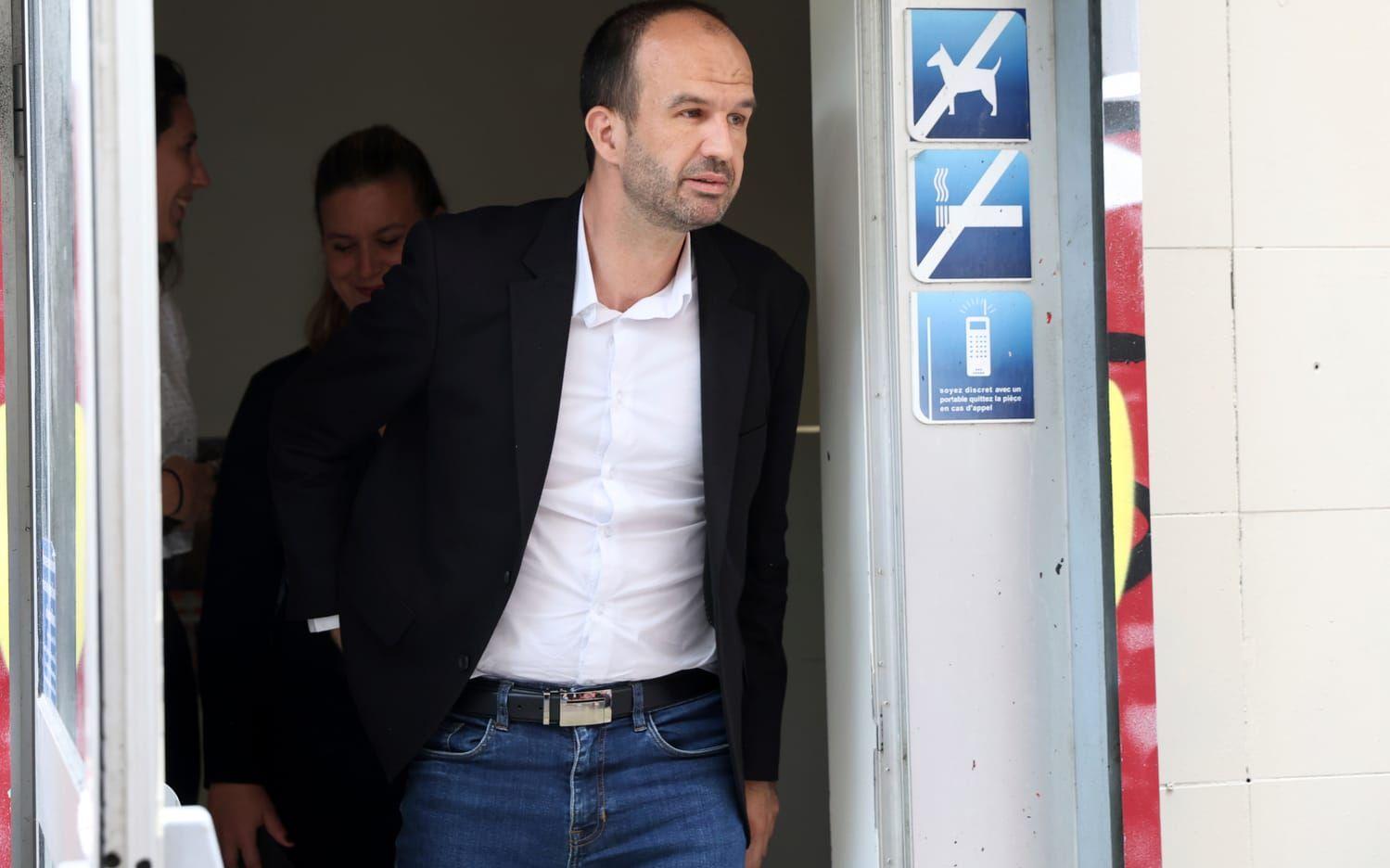 Manuel Bompard från radikala vänsterpartiet Okuvade Frankrike.