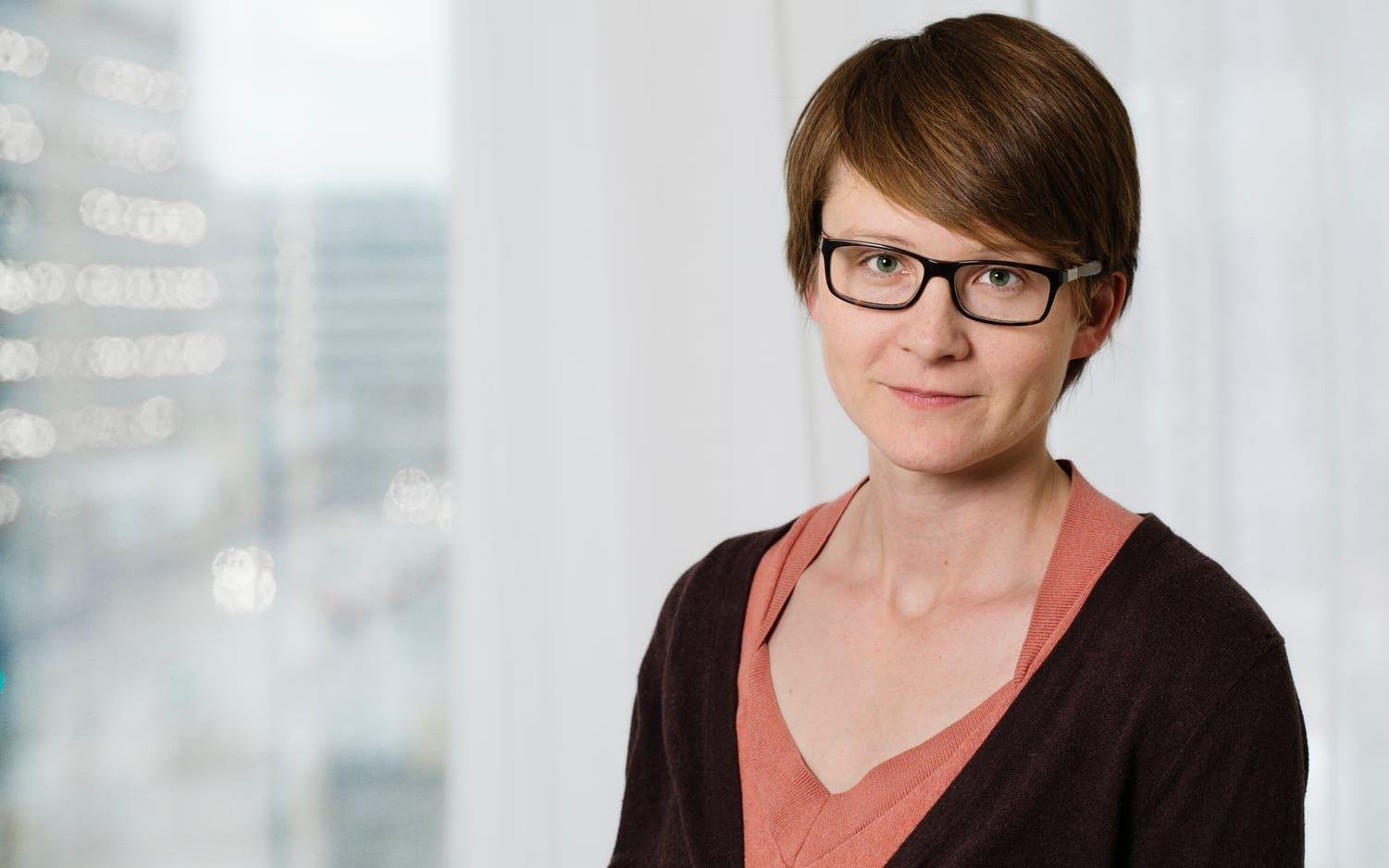 AnnaSara Carnahan, epidemiolog på Folkhälsomyndigheten. Pressbild.