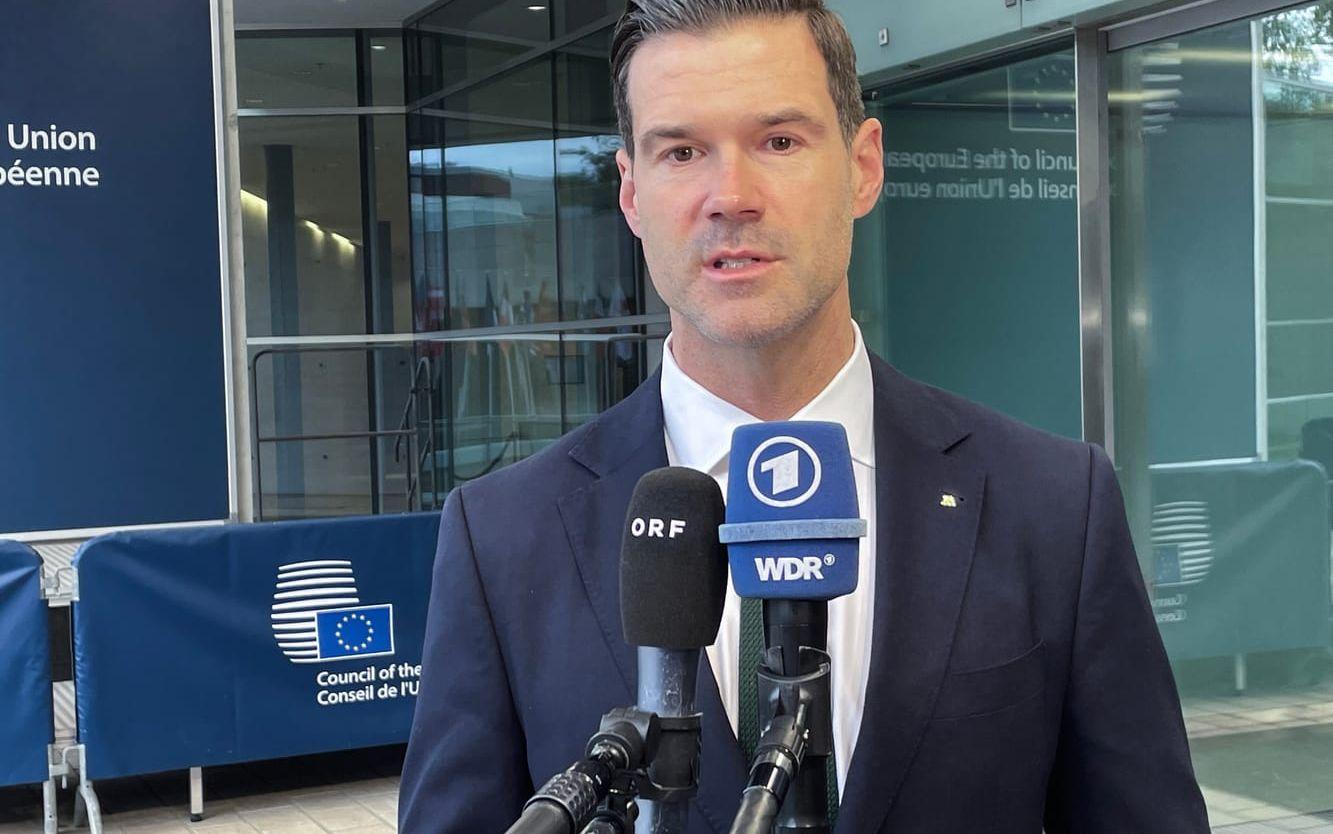 Migrationsminister Johan Forssell (M). Arkivbild.