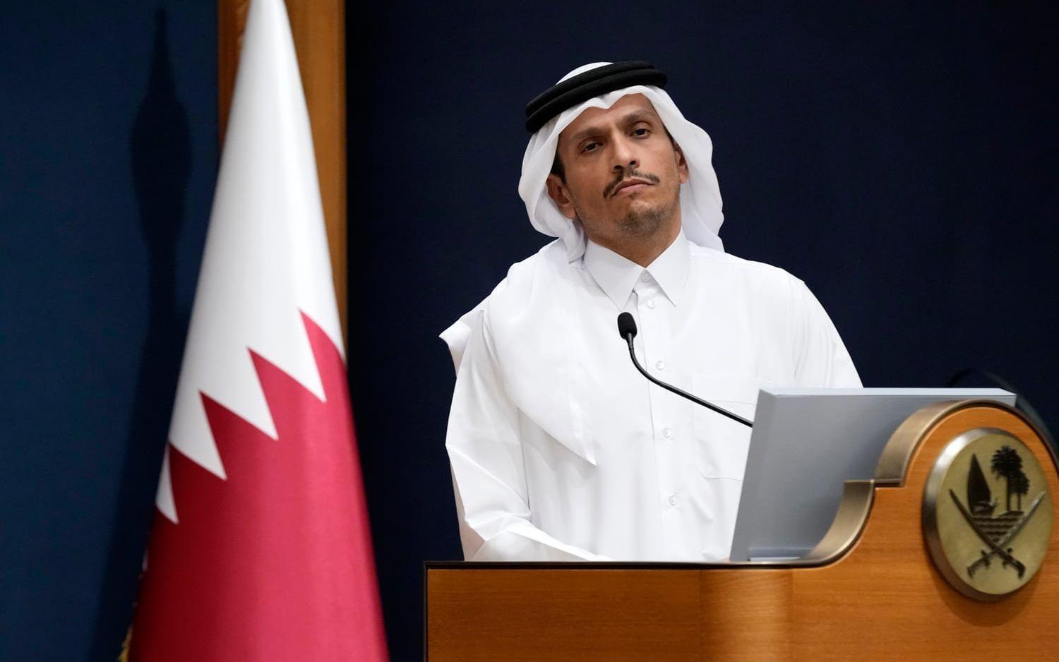 Ska Mohammad bin Abd al-Rahman al-Thani få till ett nytt avtal mellan Israel och Hamas? Bild tagen i Qatar i oktober.