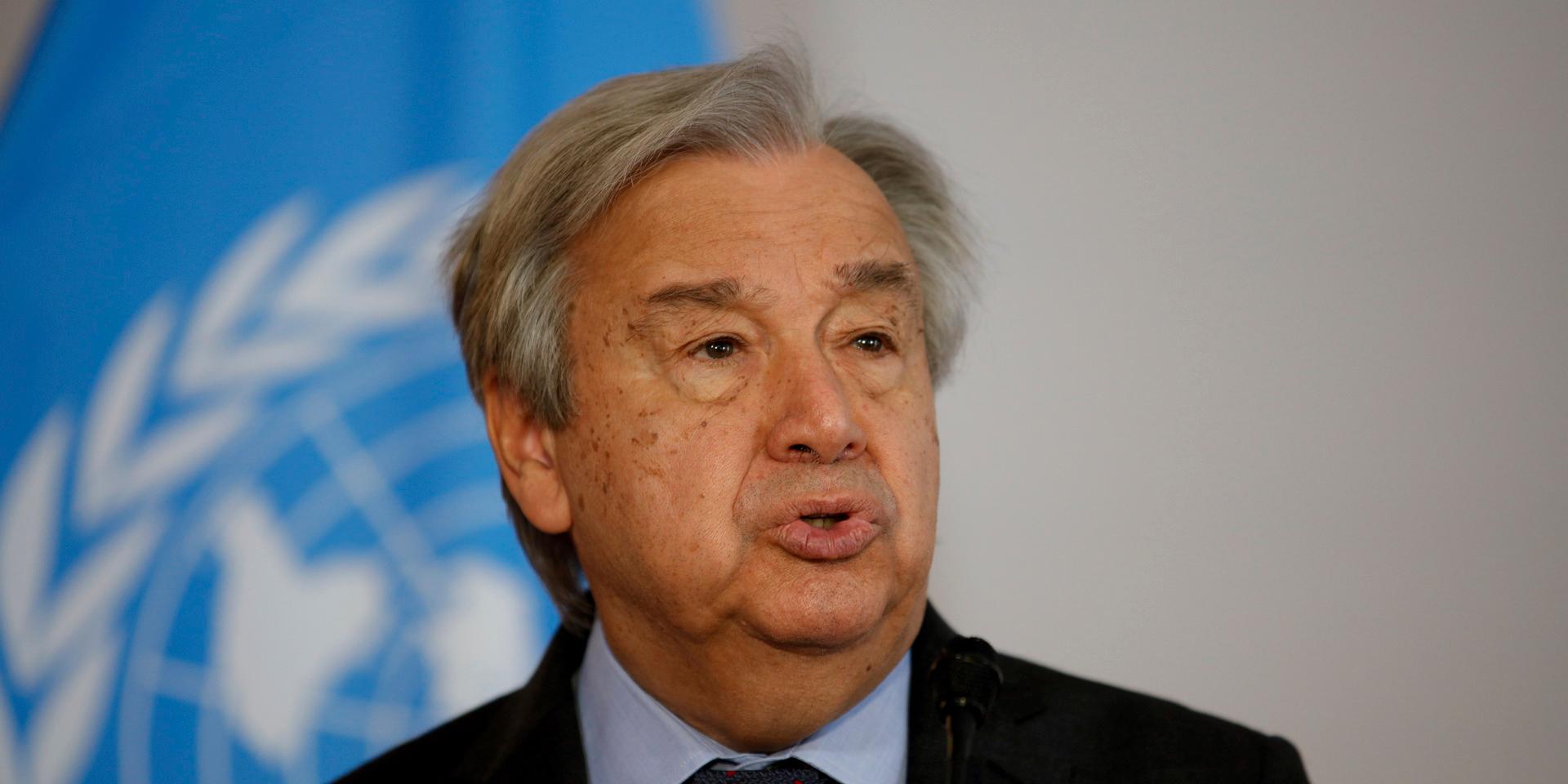 I ett uttalande säger FN:s generalsekreterare António Guterres att tiden för att vända klimatkatastrofen håller på att rinna ut och att det nu är bråttom att agera.