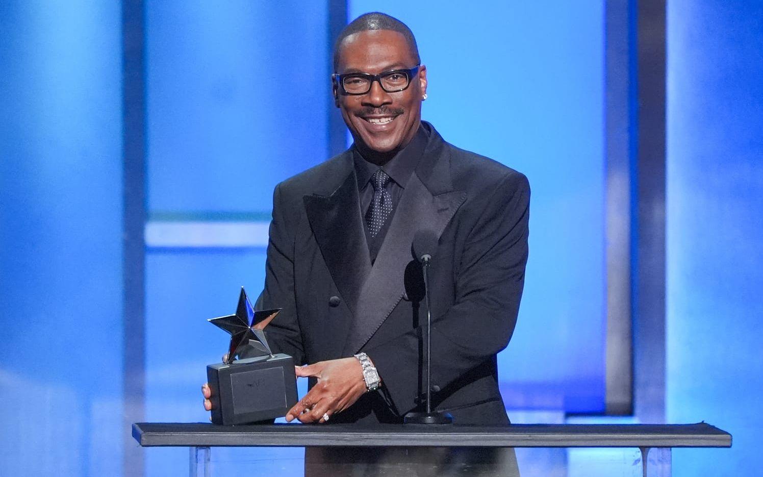 Eddie Murphy fick under lördagskvällen ta emot pris för sin livsgärning. 