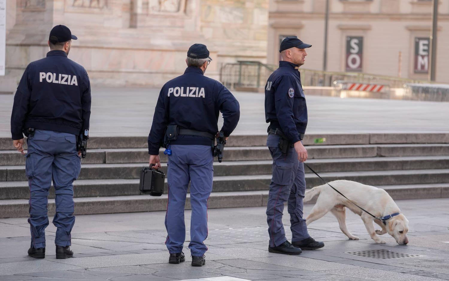 Italiensk polis. Arkivbild. 
