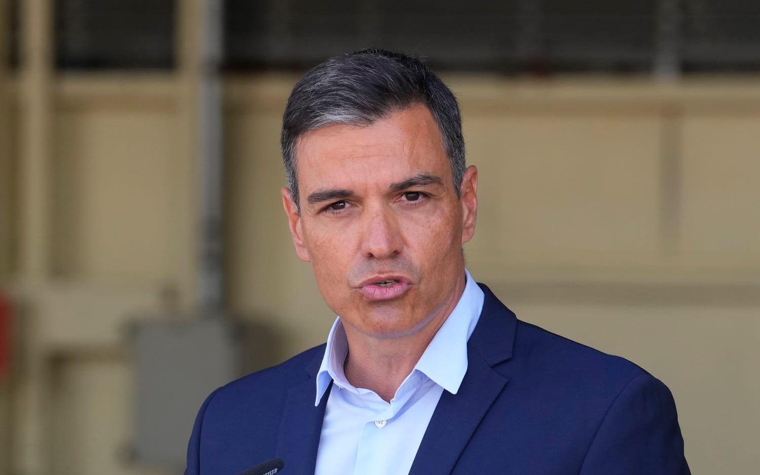 Spaniens premiärminister Pedro Sánchez säger att regeringen ser allvarligt på hatbrotten som skakat landet. Arkivbild.
