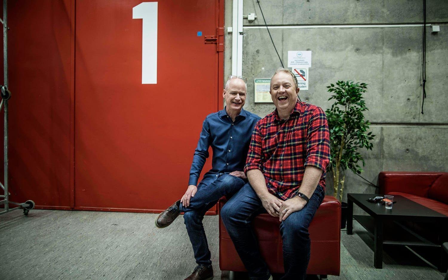 Robert Gustafsson och Anders Jansson har försökt få till ett samarbete i över tio år. När Oscarsrevyn flyttar från Stockholm till Göteborg blir det äntligen av.