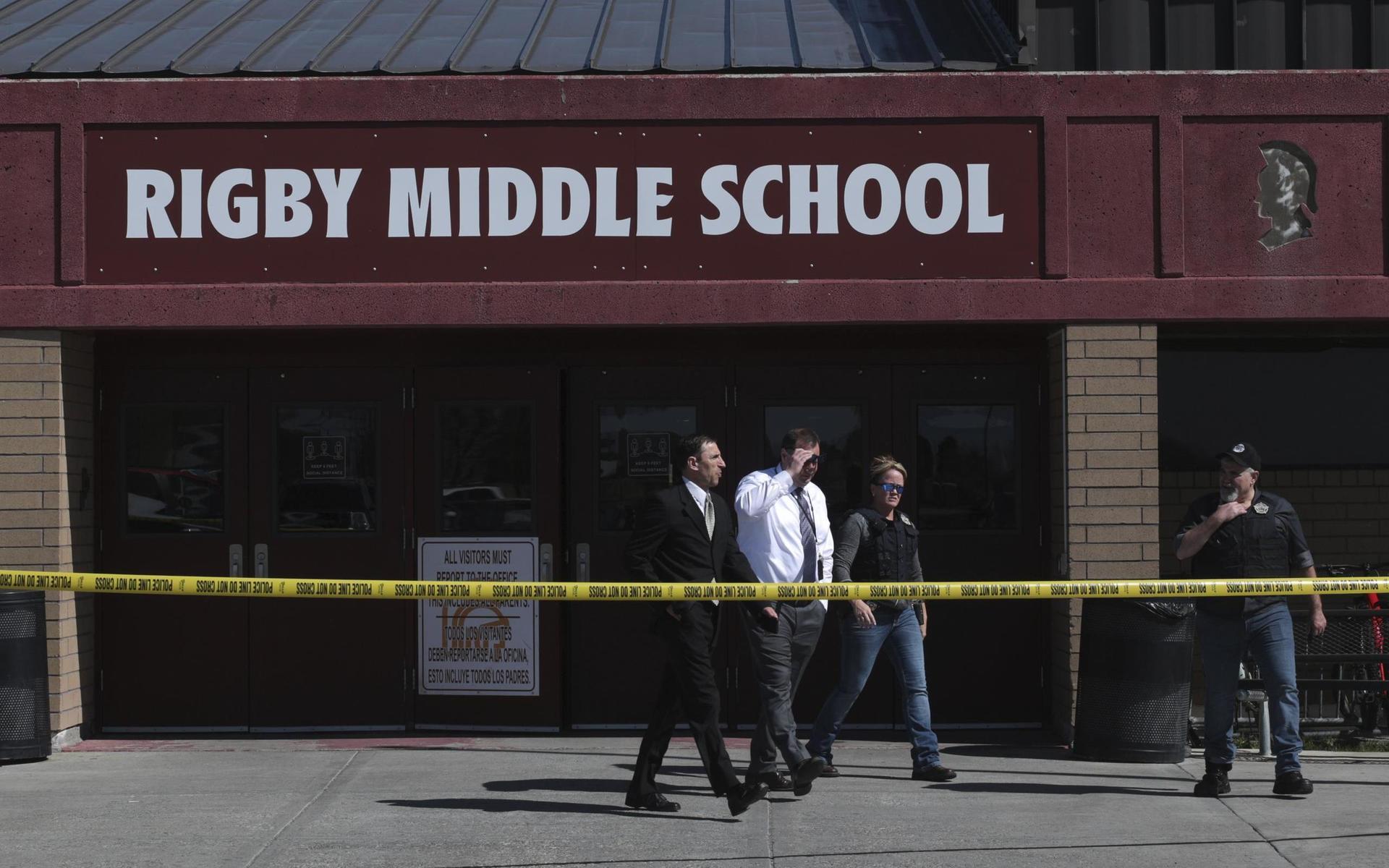 Skolan i småstaden Rigby i delstaten Idaho har runt 1 500 elever från sjätte till åttonde klass.