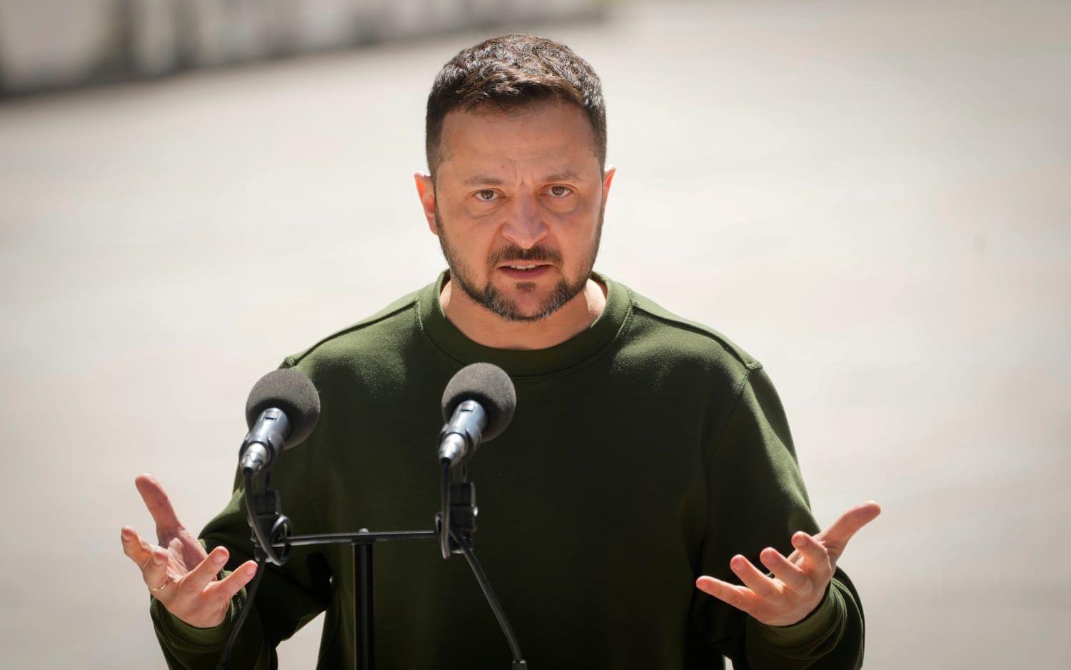 Ukrainas president Volodymyr Zelenskyj. Arkivbild.