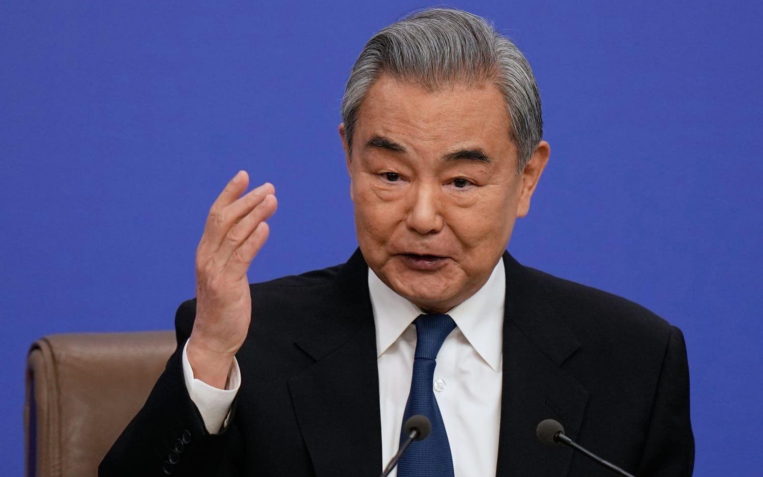 Kinas utrikesminister Wang Yi. Arkivbild.