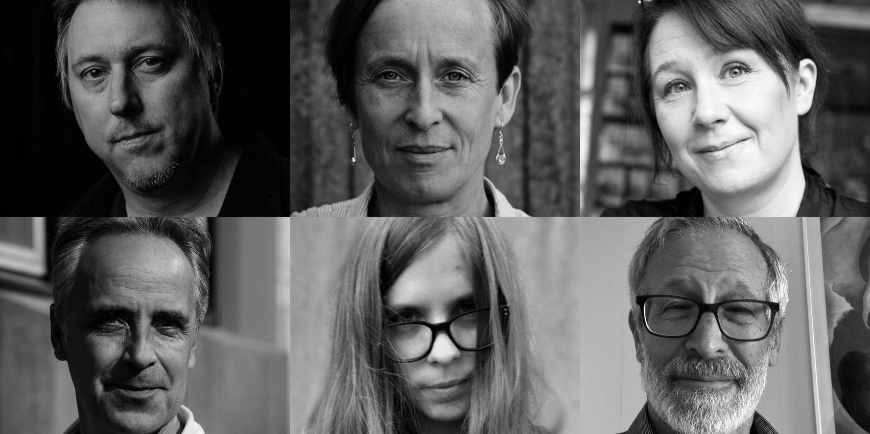 Erik Åkerlind, Kristina Ros, Frida Röhl, Lars Melin, Johanna Larsson och Robert Lyons från olika Göteborgsteatrar. Pressbild.