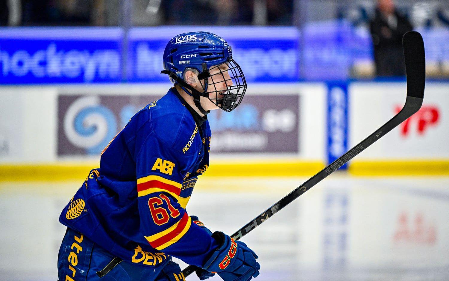 Djurgårdens Viggo Björck är uttagen till Fortuna Hockey Games. Arkivbild.