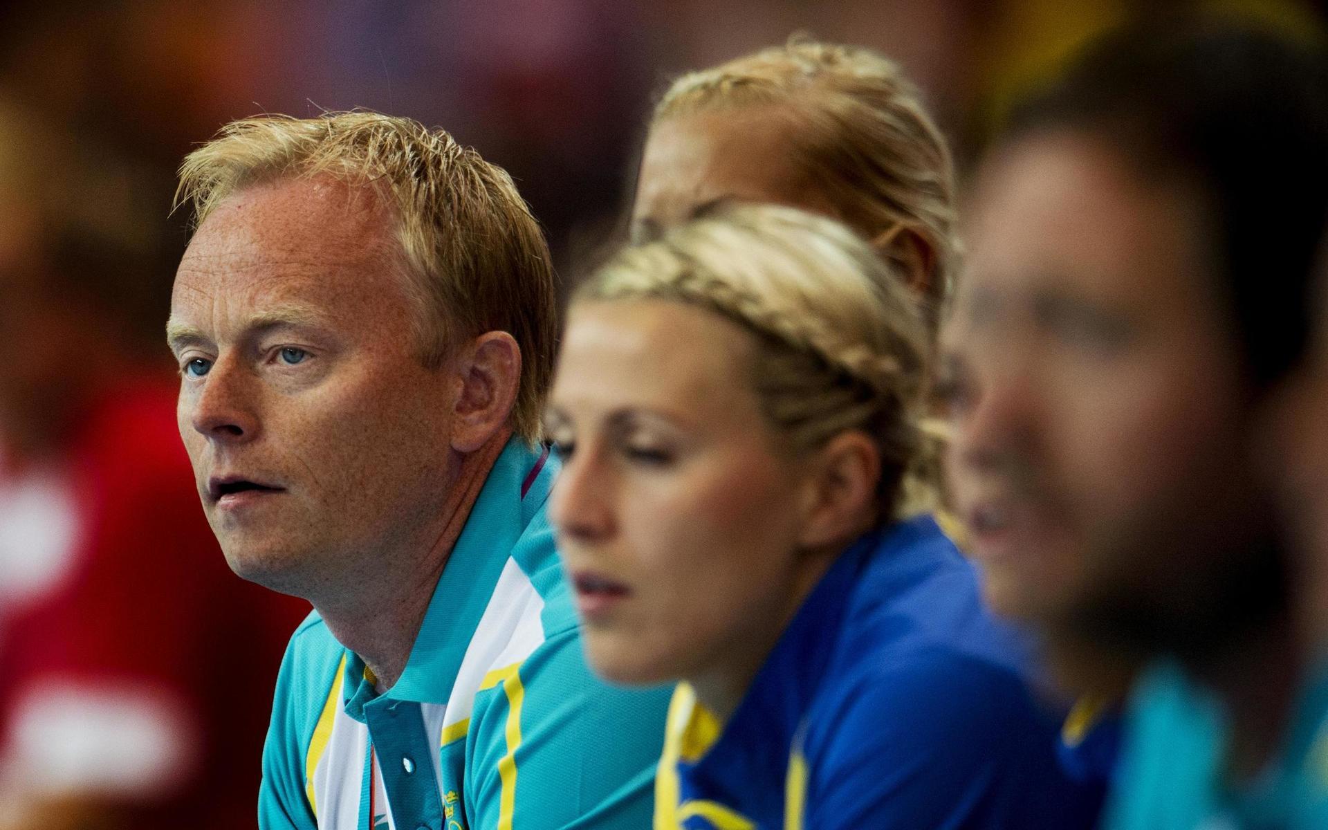 Mellan 2008 och 2012 var Magnus ”Bagarn” Johansson assisterande förbundskapten i damlandslaget. Här under OS 2012.