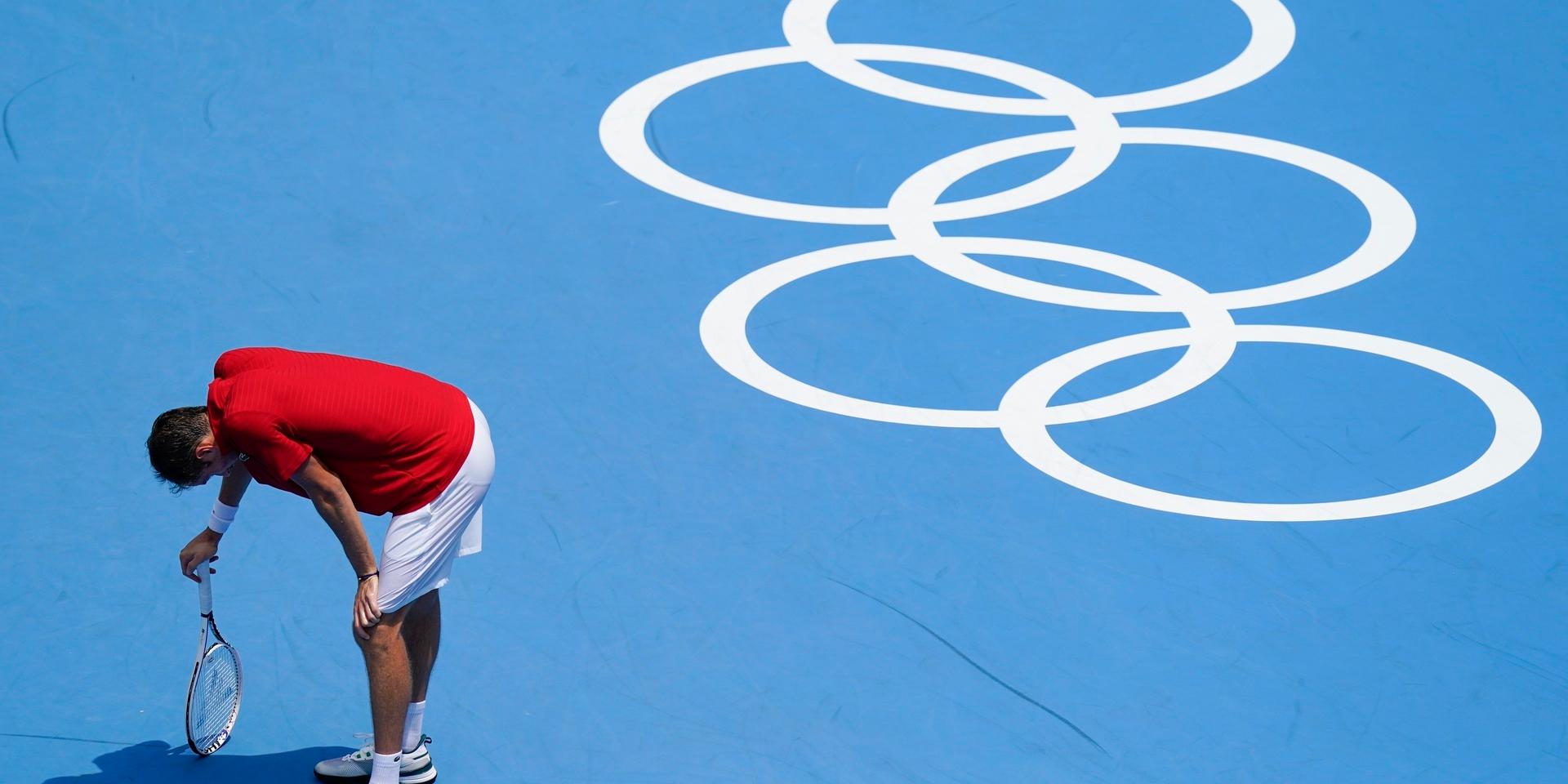 Daniil Medvedev är vidare i OS-tennisen – trots allt.