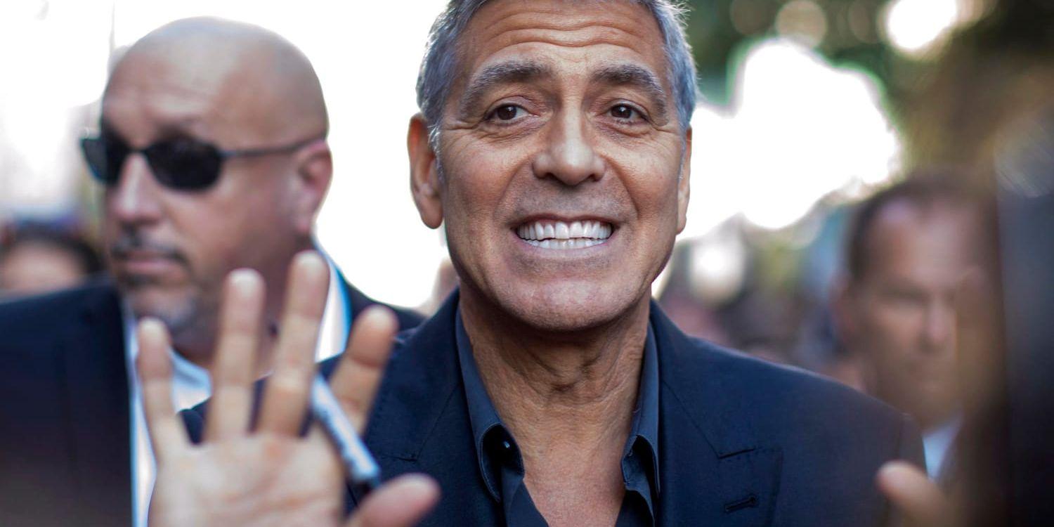 George Clooney ger sig in i tv-branschen igen. Arkivbild.