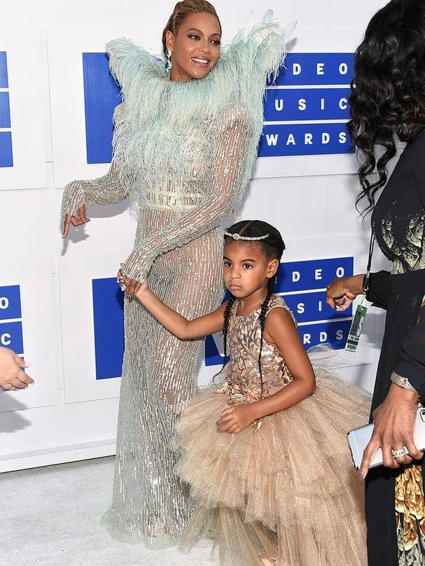 Beyonce med dottern Blue Ivy. Bild: Evan Agostini
