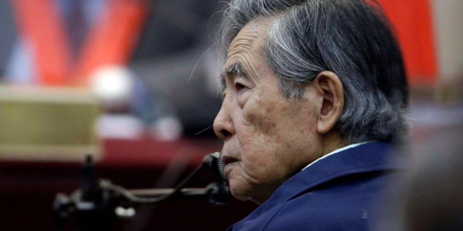 Alberto Fujimori tidigare i år. Arkivbild.