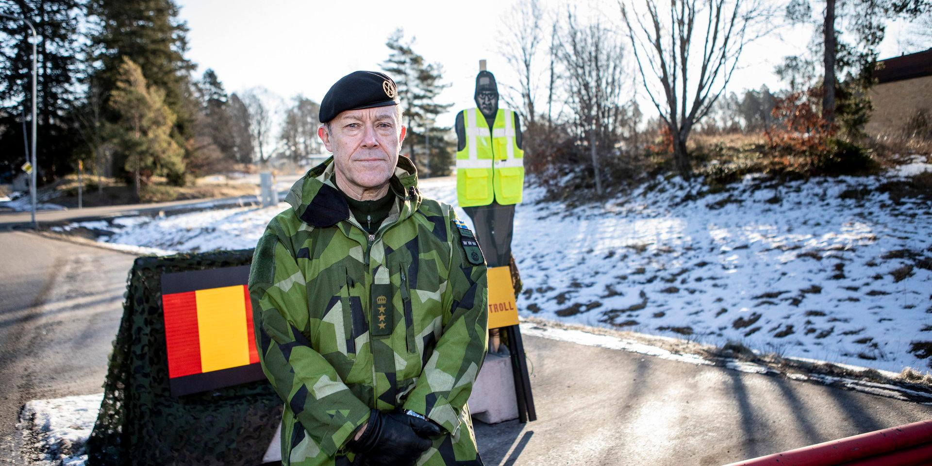 Överste Thomas Karlsson, chef för Mellersta militärregionen ser ett ökat engagemang bland hemvärnssoldaterna.
