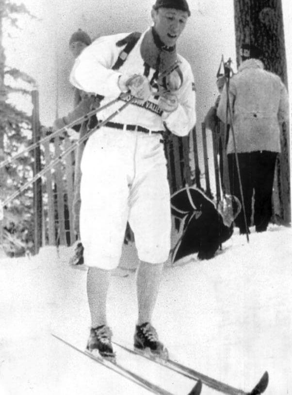 Klas Lestander tog guld i skidskytte i vinter-OS i Squaw Valley, USA, 1960.