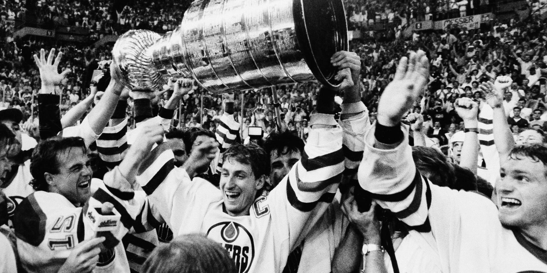 Wayne ”The great one” Gretzky vann Stanley cup fyra gånger under sin otroliga karriär.