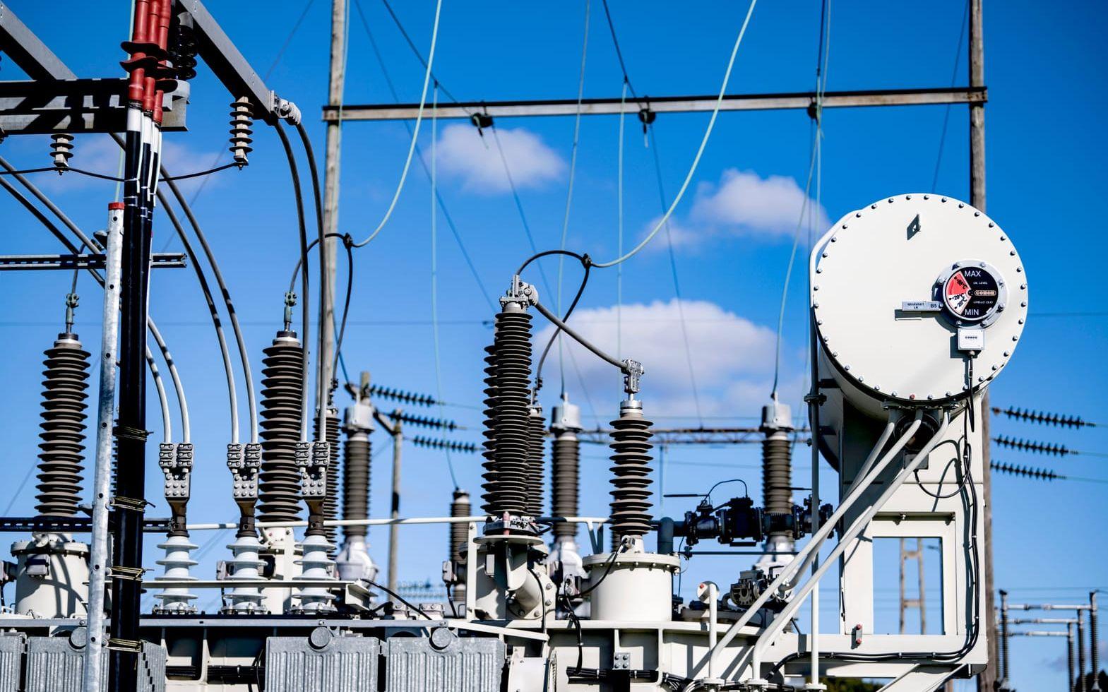 Ställverk utanför Skurup i Skåne. Arkivbild.