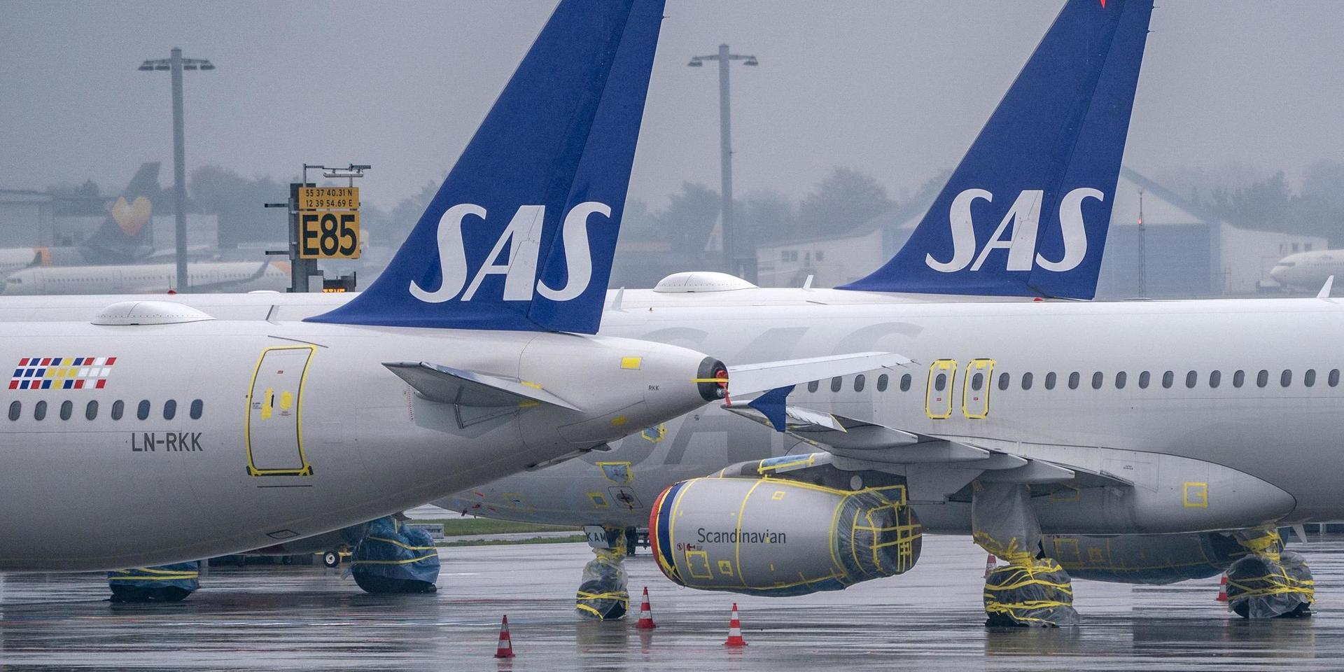 Det krisande flygbolaget SAS har ordnat en ny kreditmekanism i Norge. Arkivbild.
