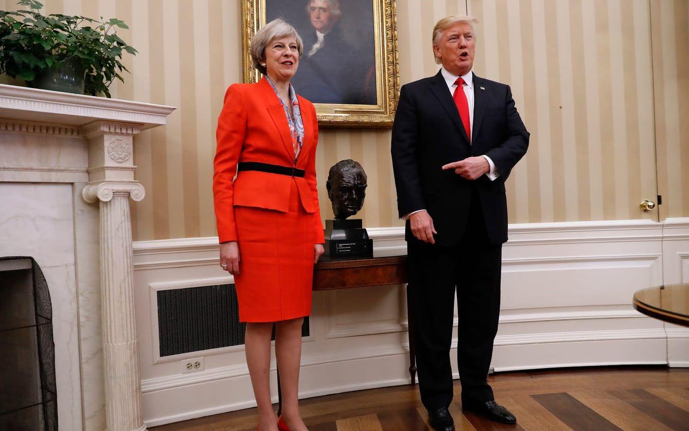 Nyligen träffade Donald Trump Storbritanniens premiärminister Therese May, under ett möte i Vita huset.  