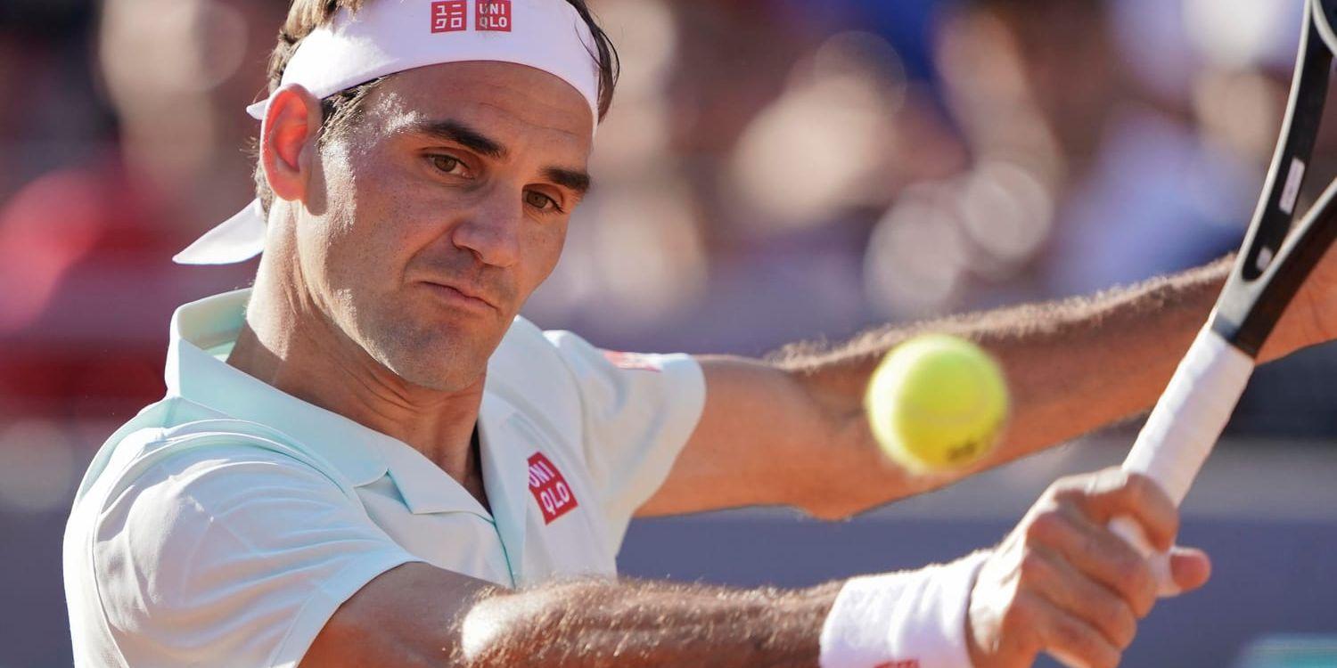 Roger Federer i Roms ATP-turnering.