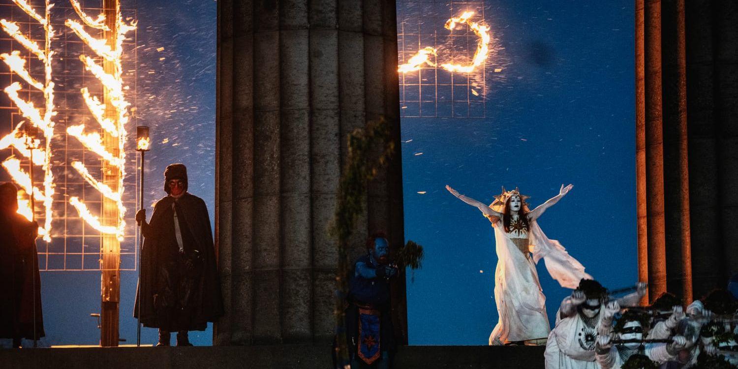 Beltane fire festival i Edinburgh