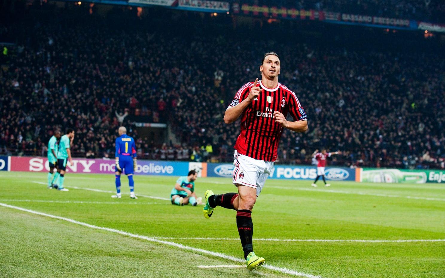 Zlatan uppges vara klar för en återkonst till Milan. Arkivbild. 