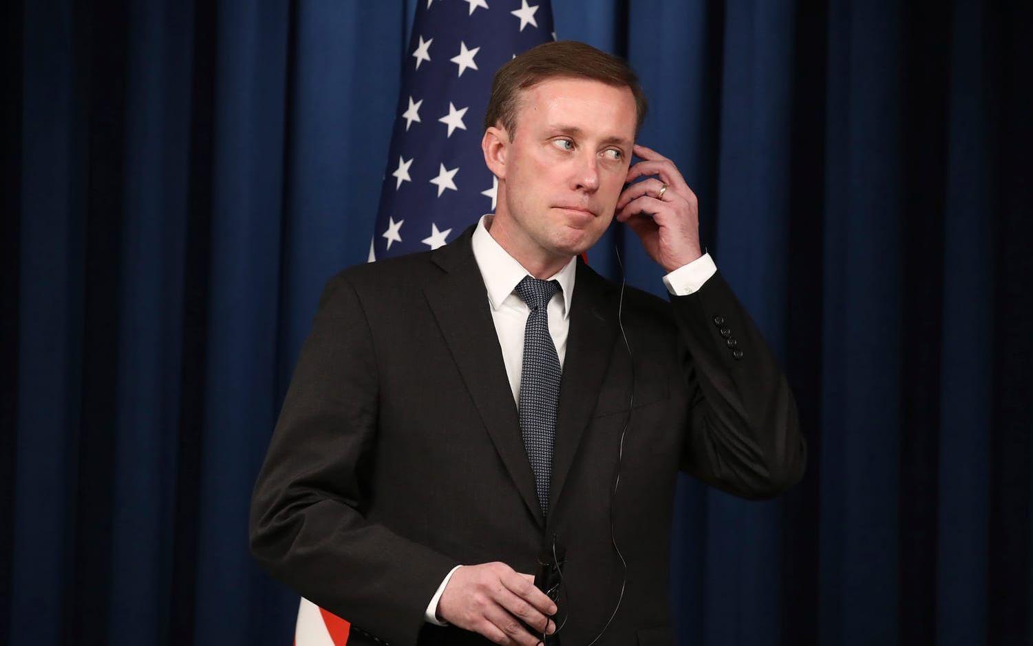 USA:s nationelle säkerhetsrådgivare Jake Sullivan. Arkivbild.