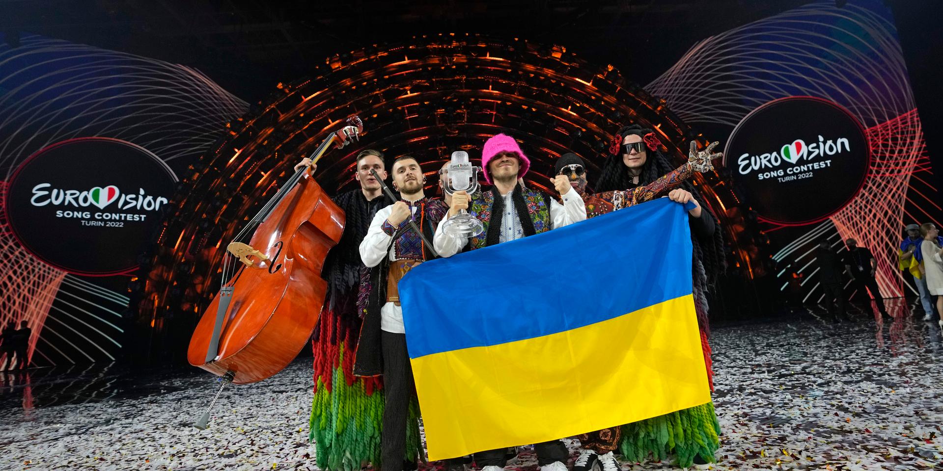Kalush Orchestra från Ukraina vann Eurovision Song Contest.