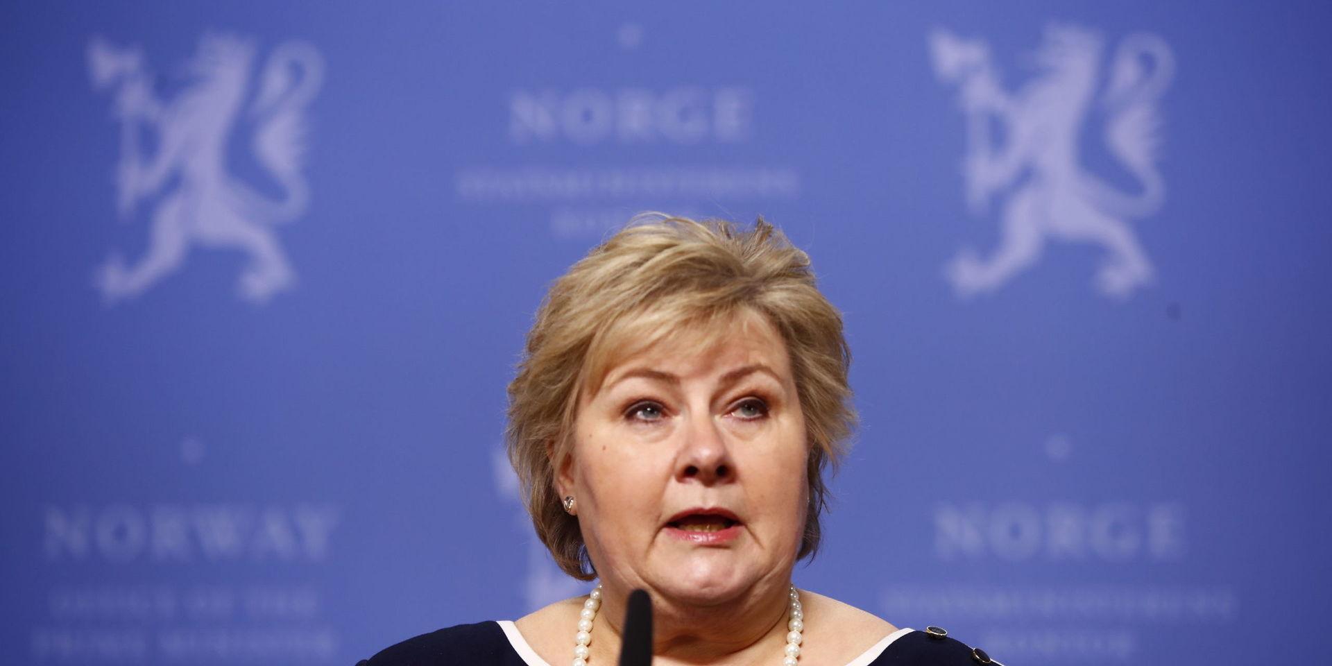 Norska statsministern Erna Solberg meddelade på en presskonferens i förra veckan att de norska skolorna skulle stängas från och med i fredags.