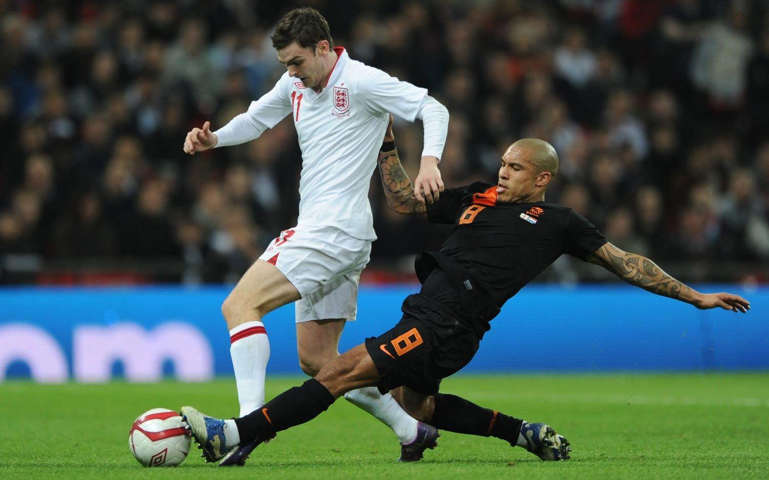 SPELAREN. Adam Johnson gjorde succé i Manchester City i början av 2010-talet och höll på att etablera sig i det engelska landslaget. Men han stannade av i utvecklingen, såldes till Sunderland och sedan förändrades hans liv totalt. Foto: Bildbyrån