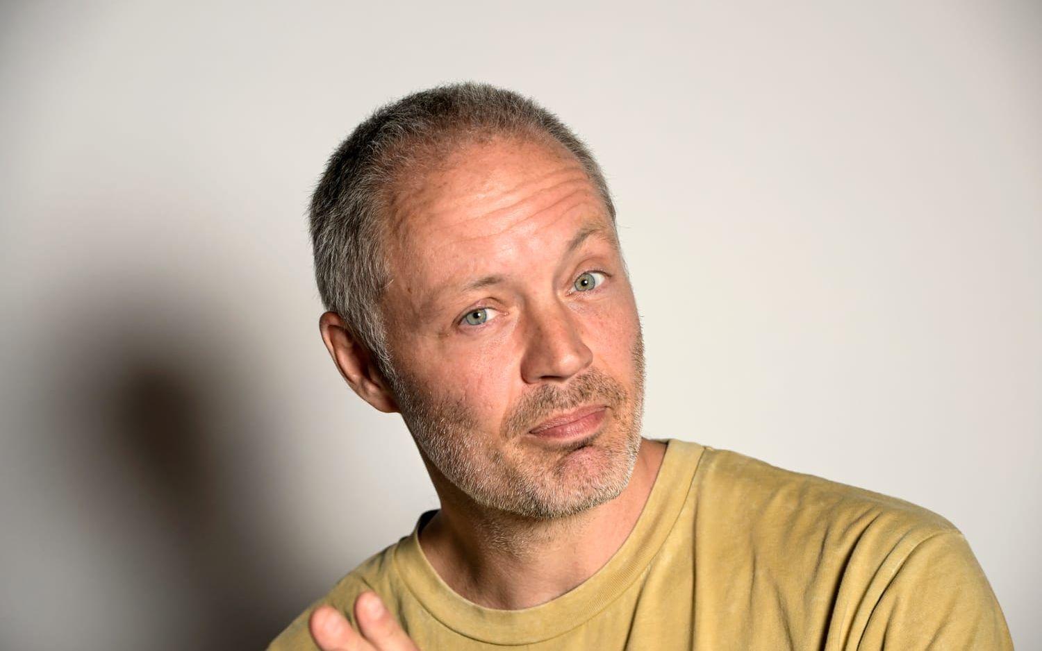 Michael Lindgren är känd för bland annat "Grotesco", "Svenska nyheter", "Herr talman" och "Invandrare för svenskar". Arkivbild.