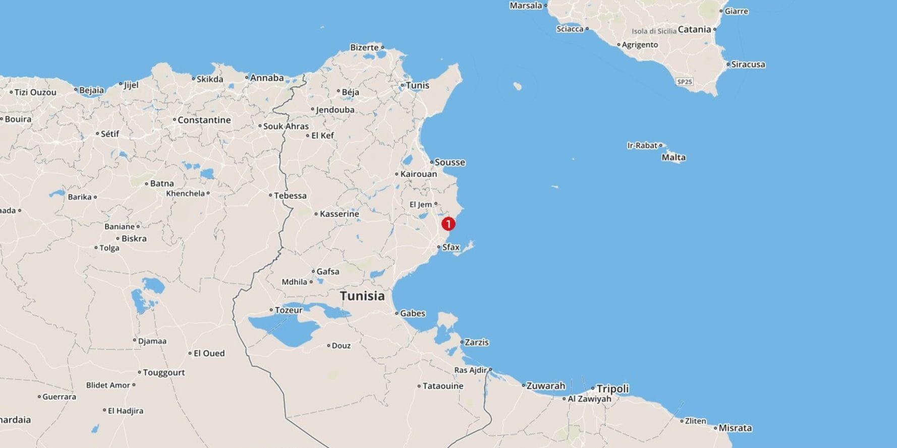 Den tunisiska kustbevakningen har räddat 48 tunisiska migranter vars båt började sjunka i Medelhavet utanför staden Jebeniana när de försökte ta sig till Italien.