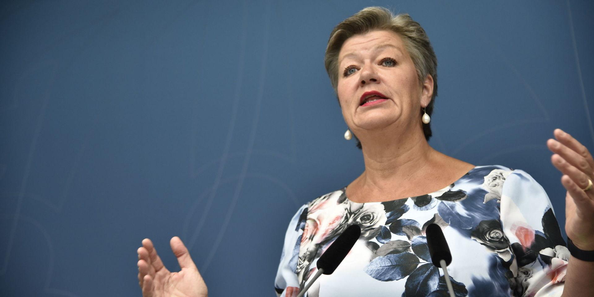 Arbetsmarknadsminister Ylva Johansson (S) och regeringen utreder nu det intensivår för nyanlända som är en del av uppgörelsen med C och L.